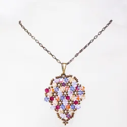 Pendant 65cm - Terence Grapes-Bronze Chain - Pendant 65cm - Laiton bronze